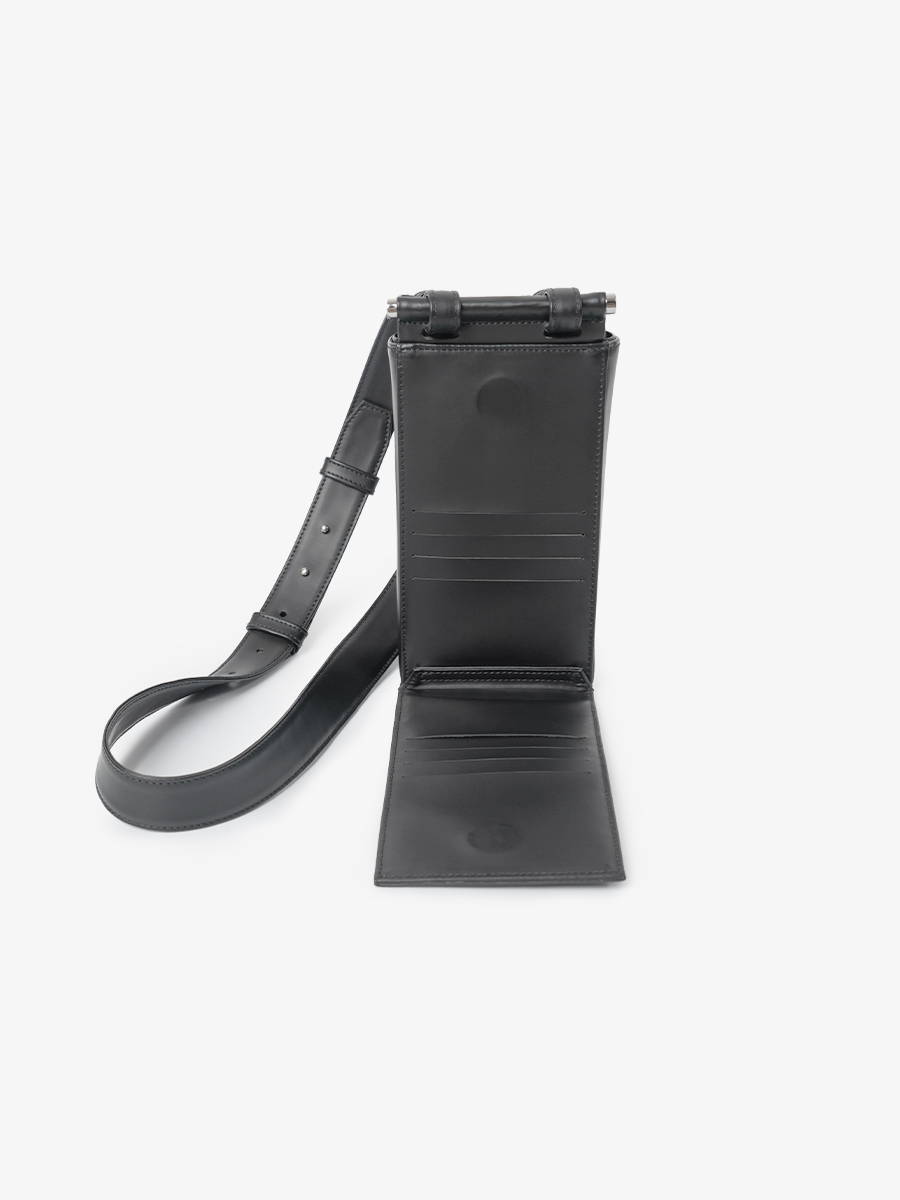 Marroque Leather Franken phone and card holder bag.