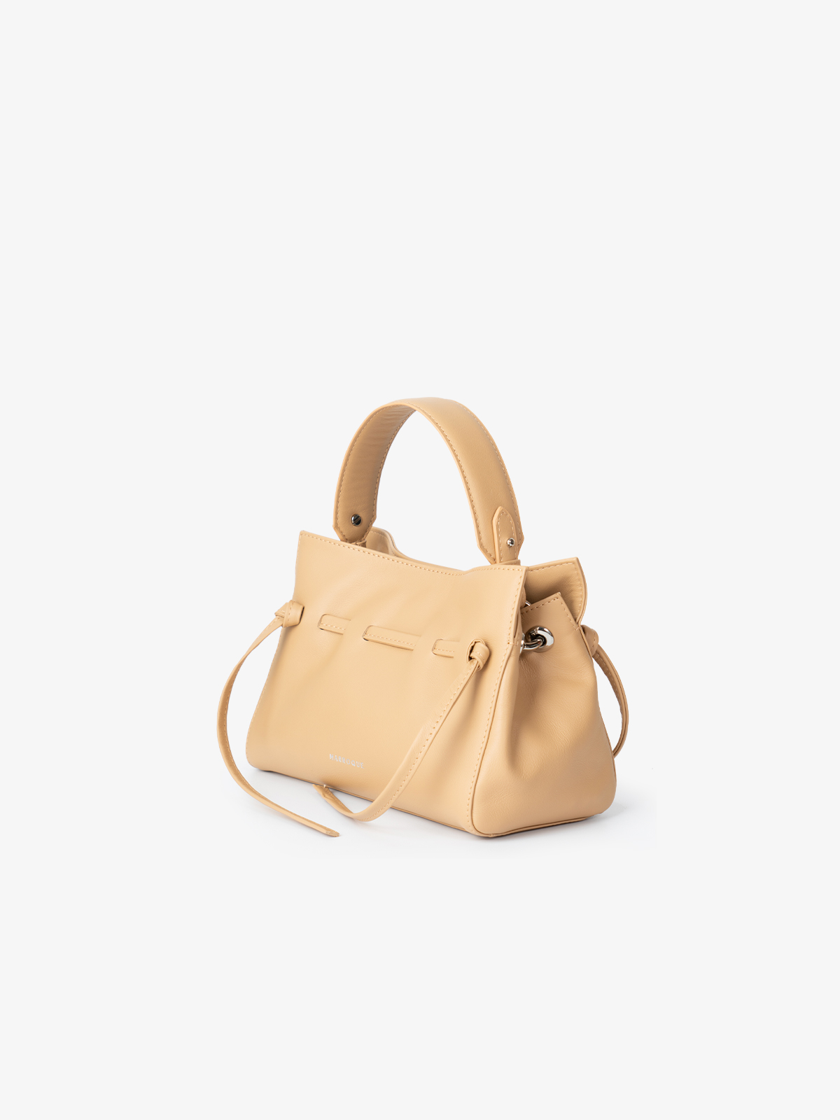 Mini Wendy in Champagne Leather Crossbody bag - Marroque TH Official ...