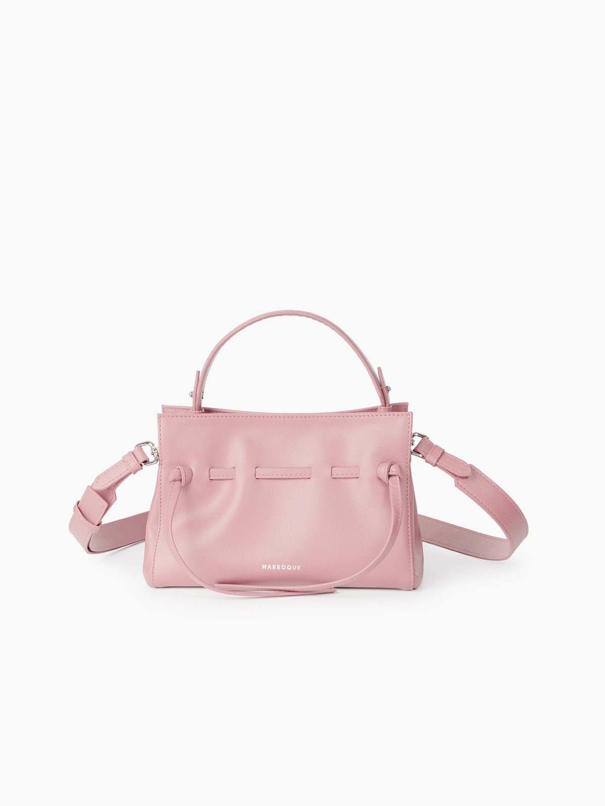 Marroque Mini Wendy Pink Leather Crossbody bag