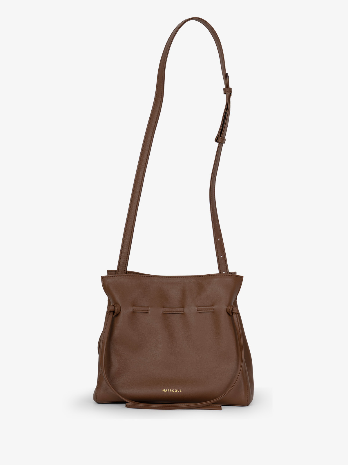 Marroque wendy 25 tote bag in Choco. Genuine leather bag. Shoulder bag crossbody bag.