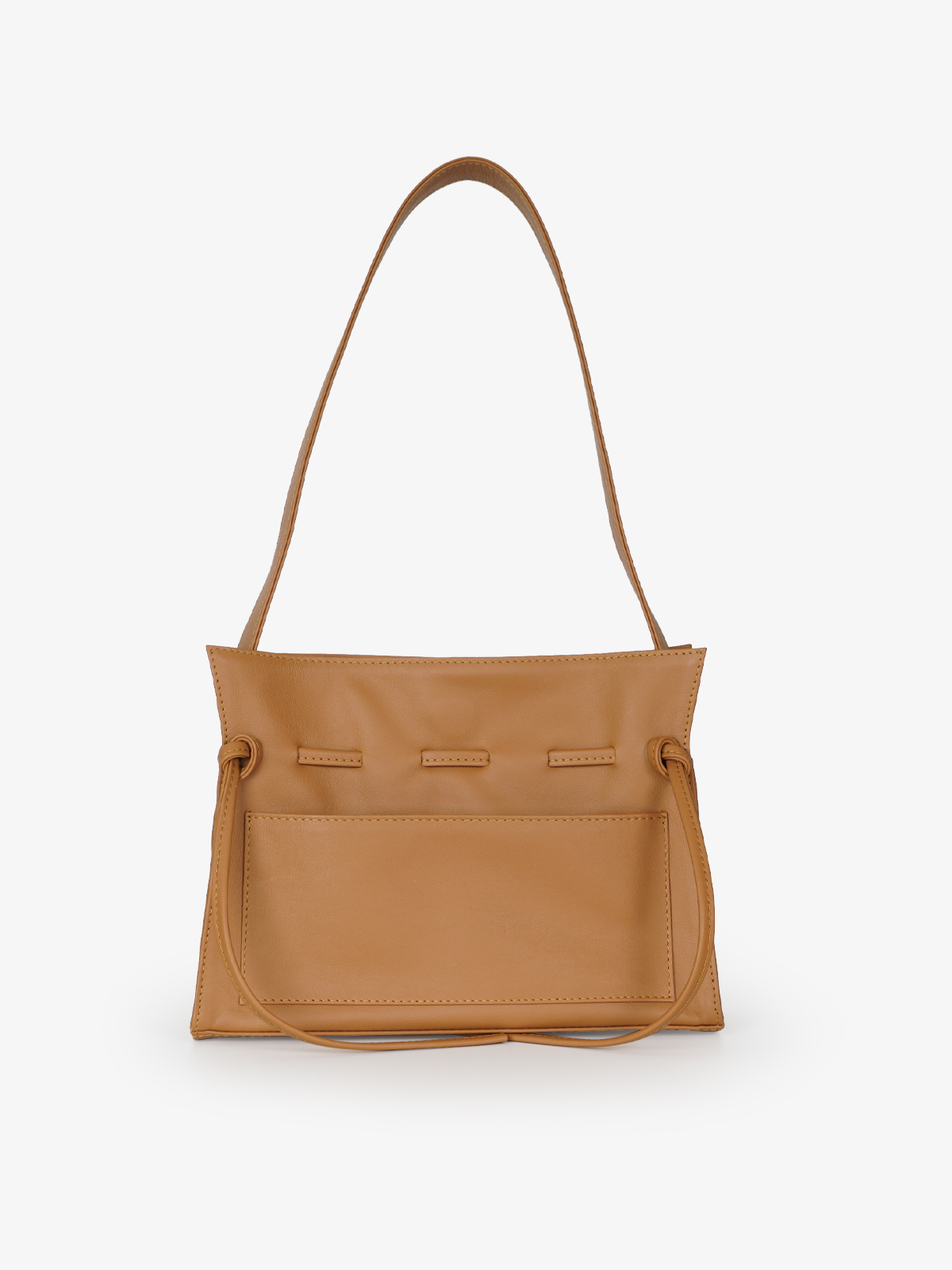 Marroque Judy Shoulder genuine leather bag in Brown.