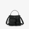 Marroque wendy 23 genuine leather bag crossbody bag in carbon