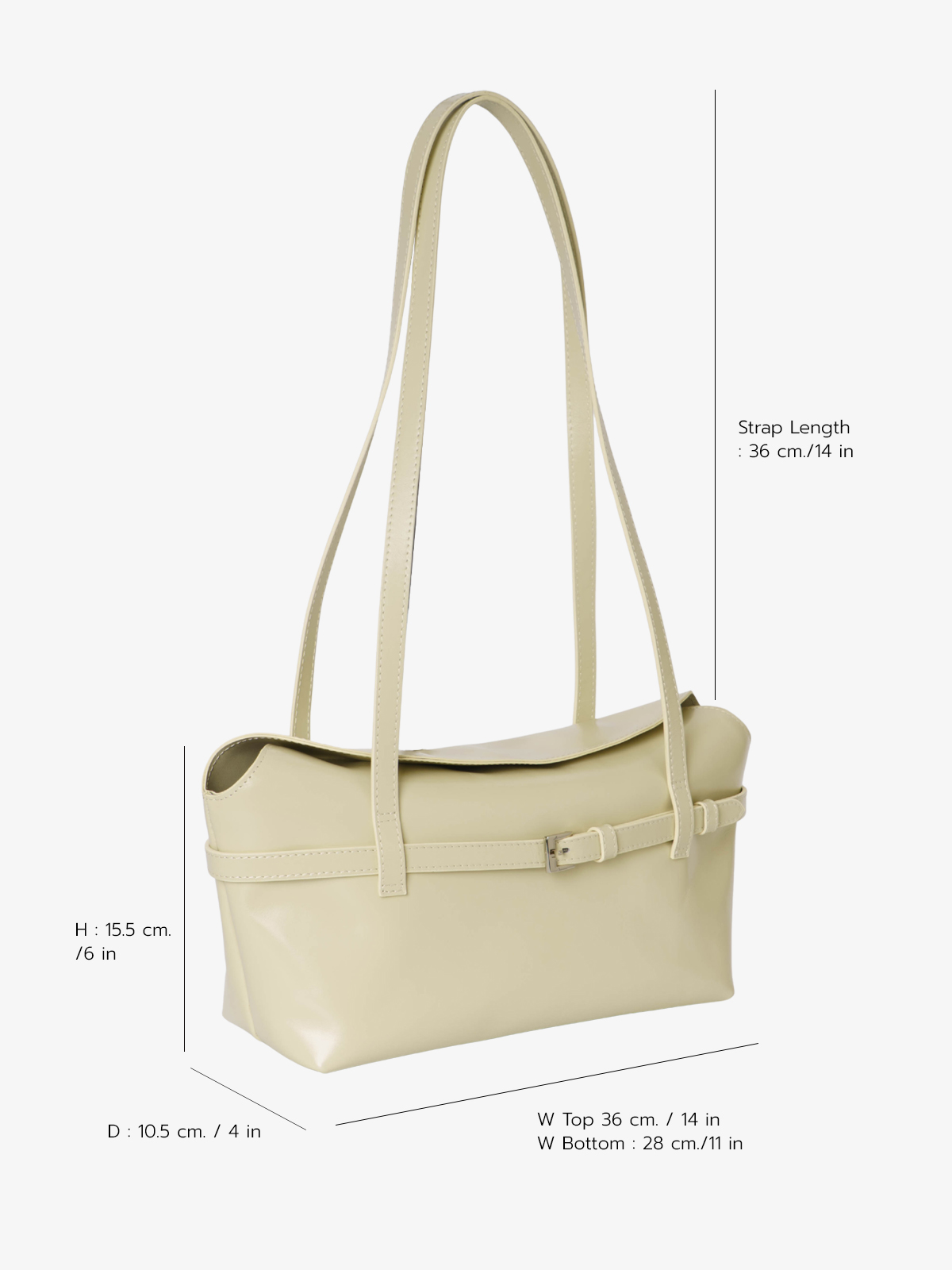 Marroque-Maxine-Smooth Leather-bag-beige