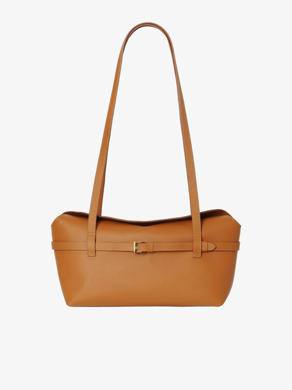 Marroque-Maxine-embossed grain-Leather-bag-Bronze