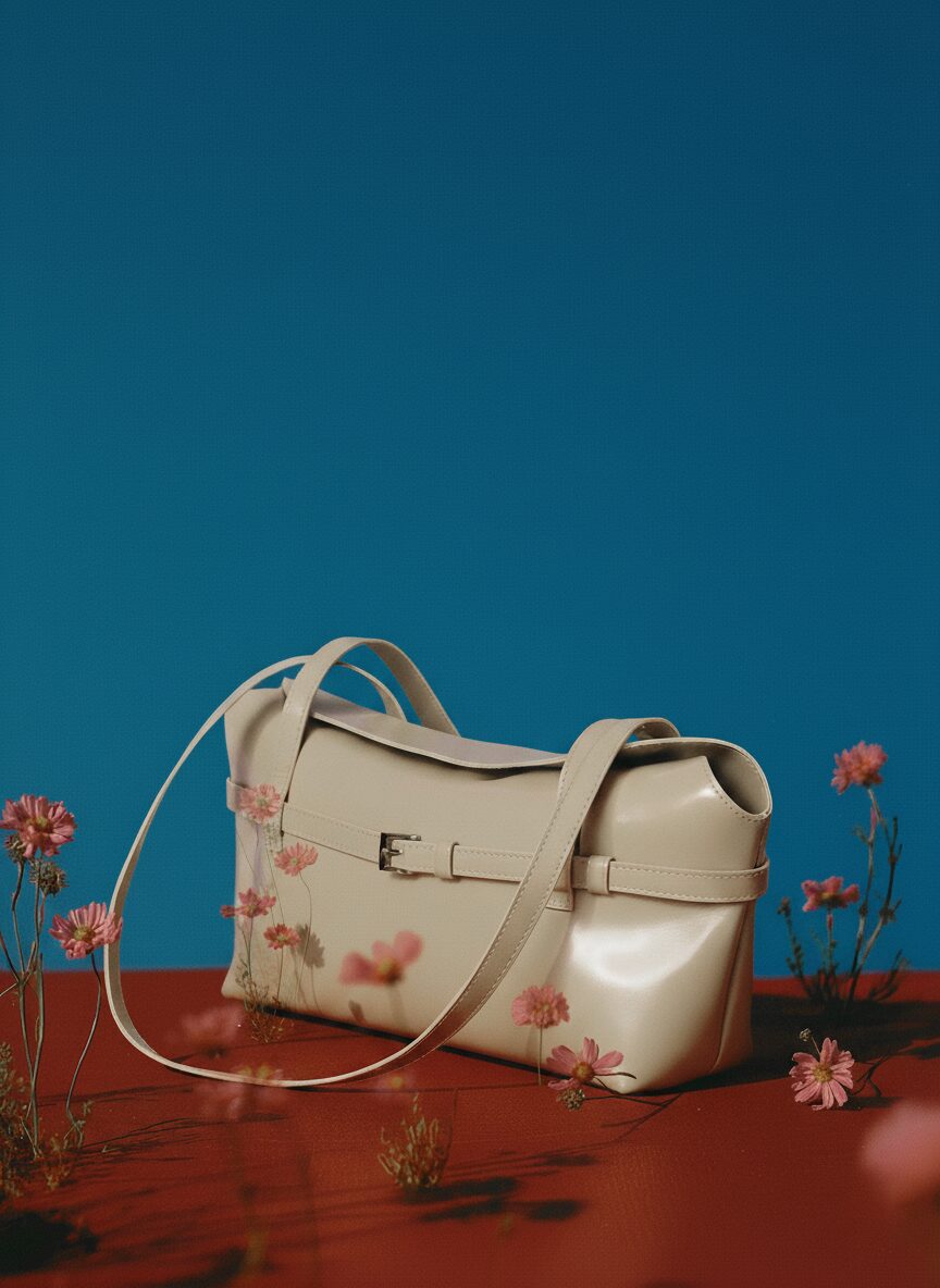 Marroque-Maxine-Smooth Leather-bag-beige