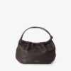 Marroque-leatherbag-Pumpkin-DarkChocolate