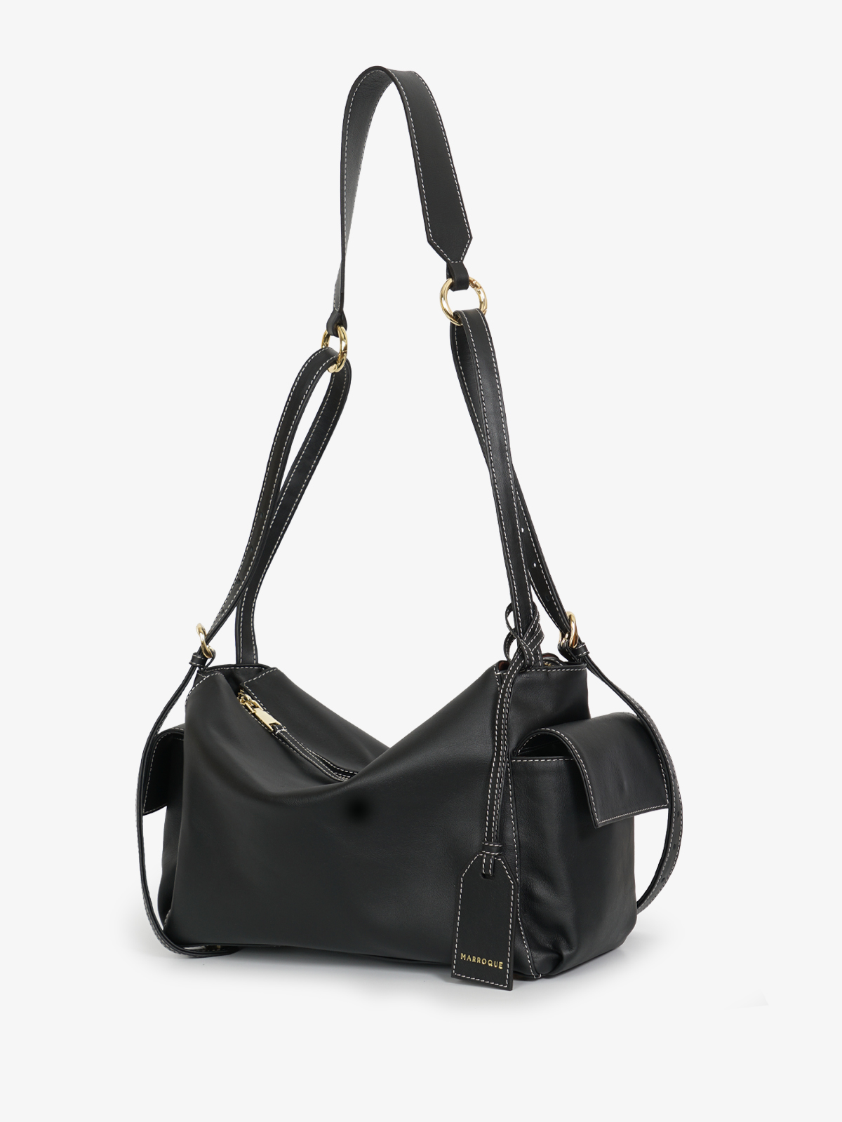 Marroque-Indiana-doublesidepocket-Black