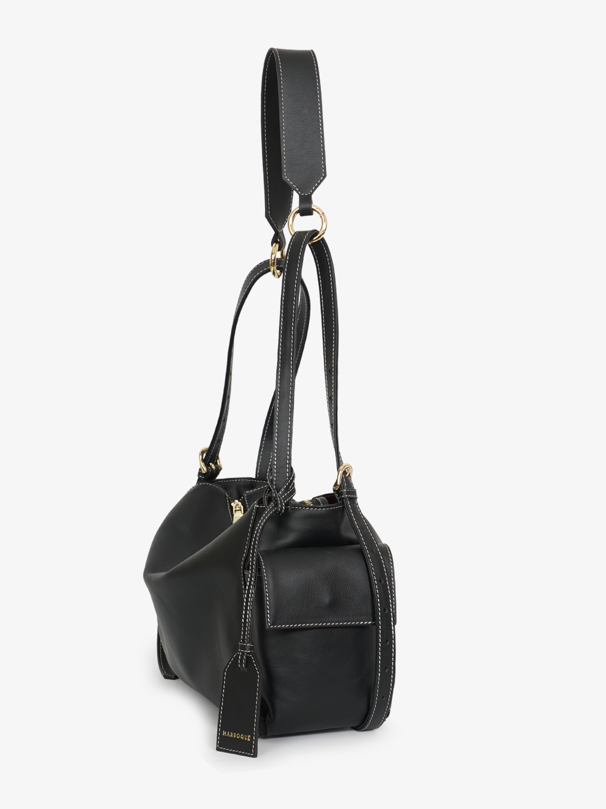 Marroque-Indiana-doublesidepocket-Black