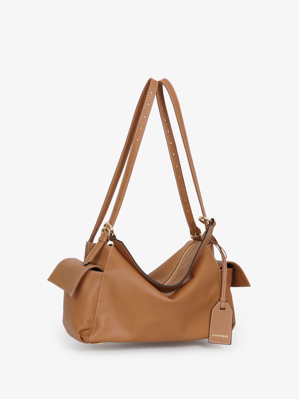 Marroque-Indiana-doublesidepocket-Caramel