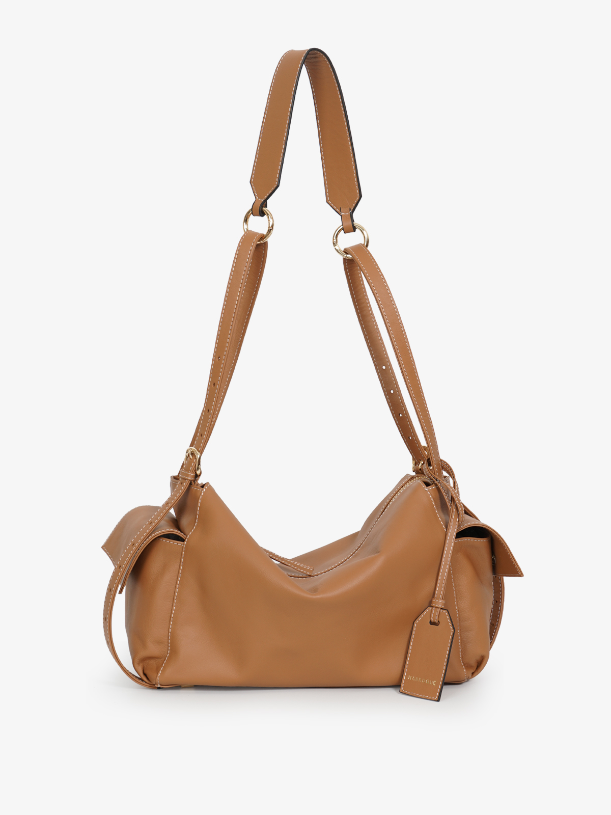 Marroque-Indiana-doublesidepocket-Caramel