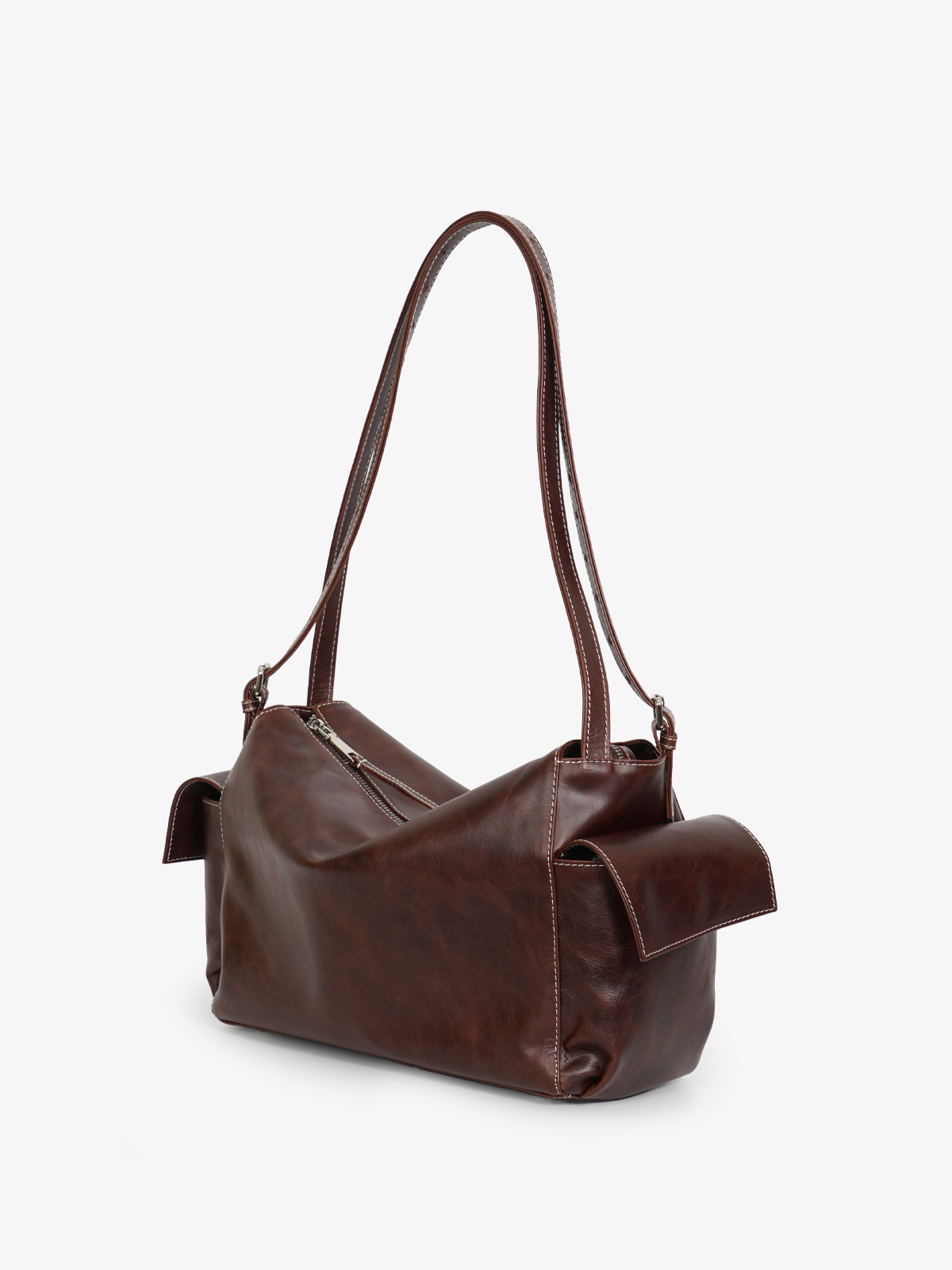 Marroque-Indiana-doublesidepocket-antique-red-brown