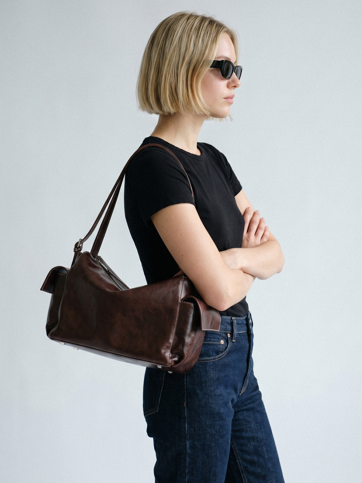 Marroque-Indiana-doublesidepocket-antique-Red brown