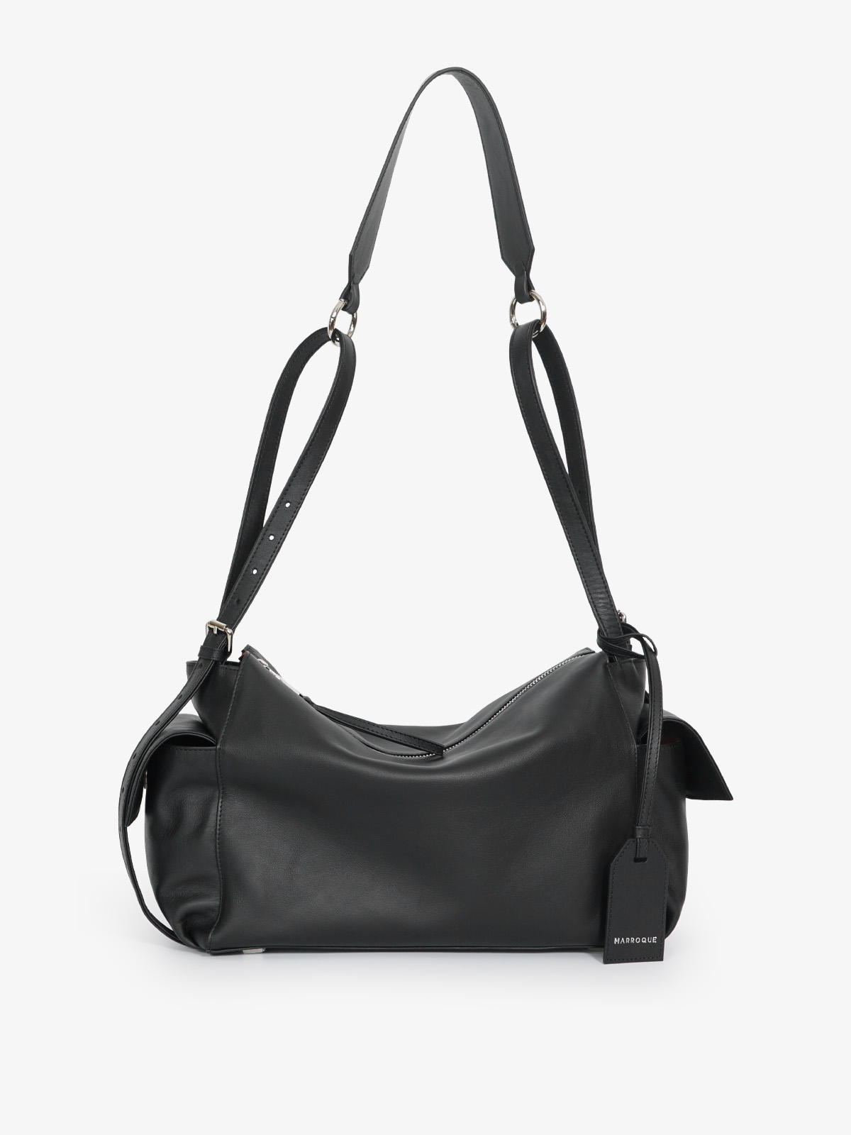 Marroque-Indiana-doublesidepocket-Black-Silvertone