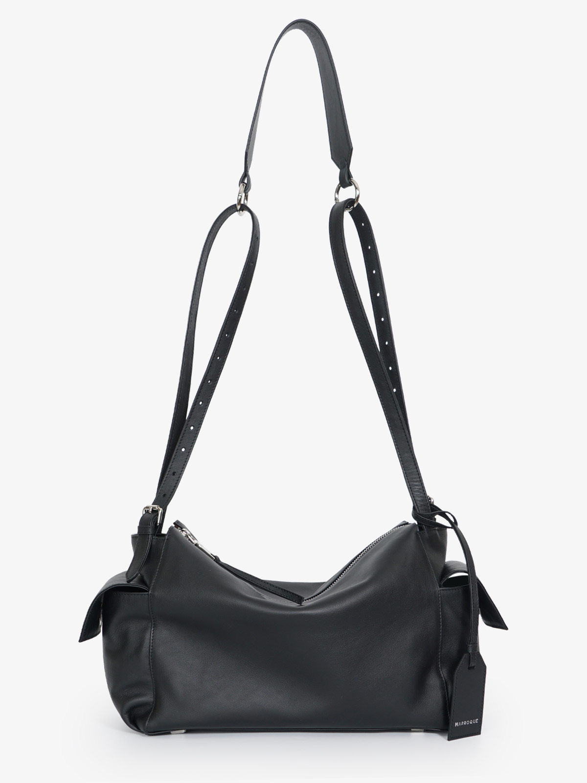 Marroque-Indiana-doublesidepocket-Black-Silvertone