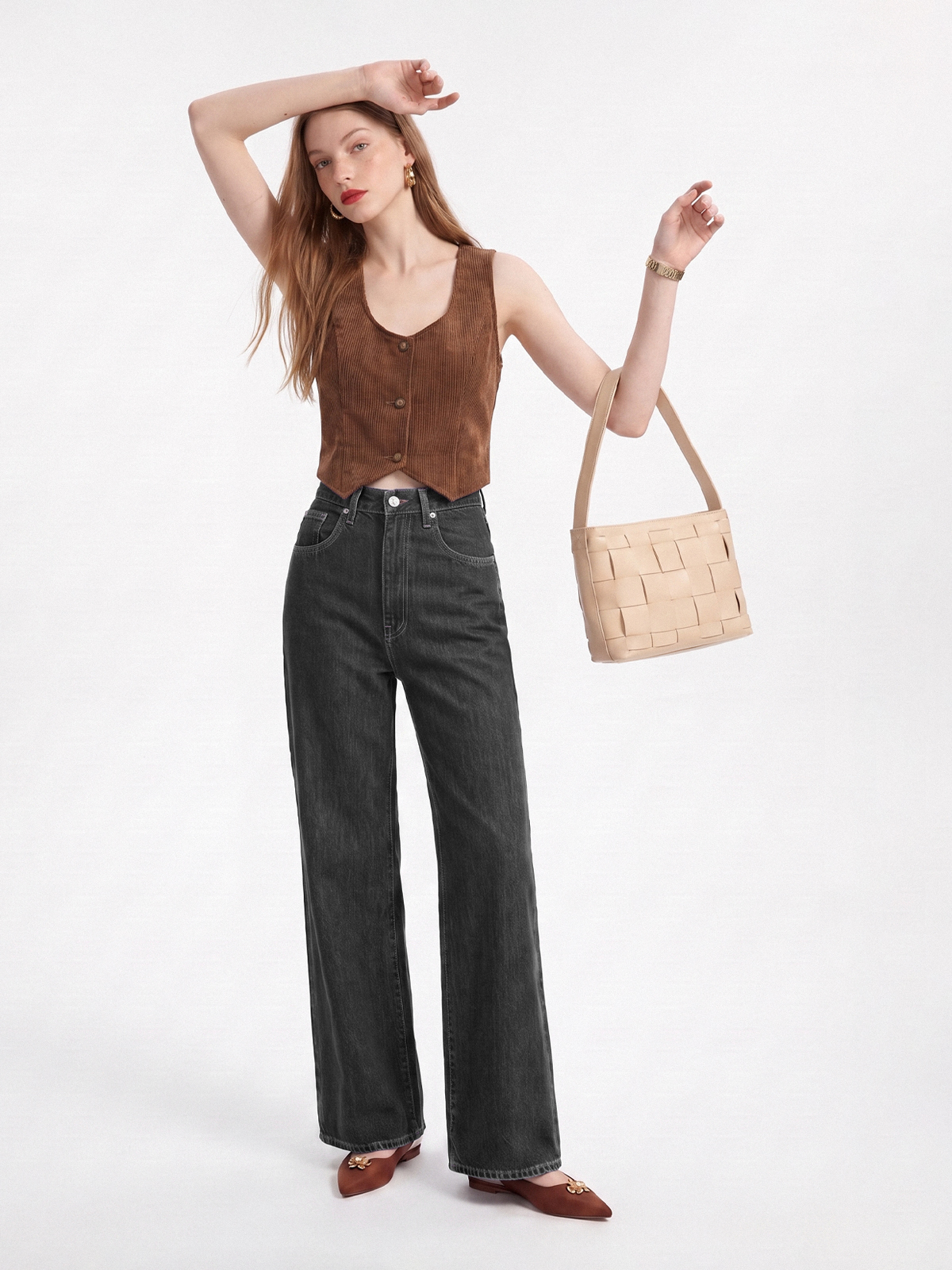 Marroque-milo-woven-leather-shoulderbag-product-Nude